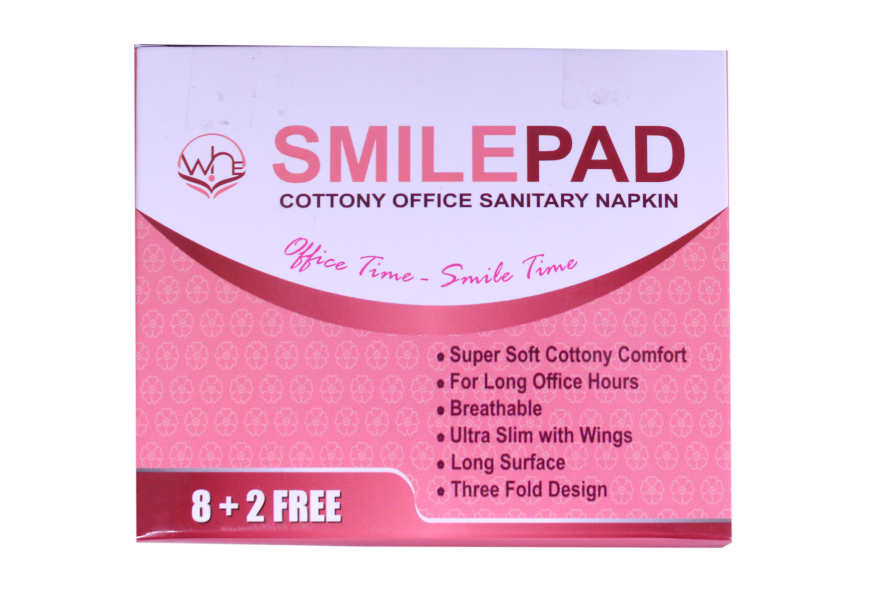Smilepad Cottony Office Sanitary Napkin - Color: White