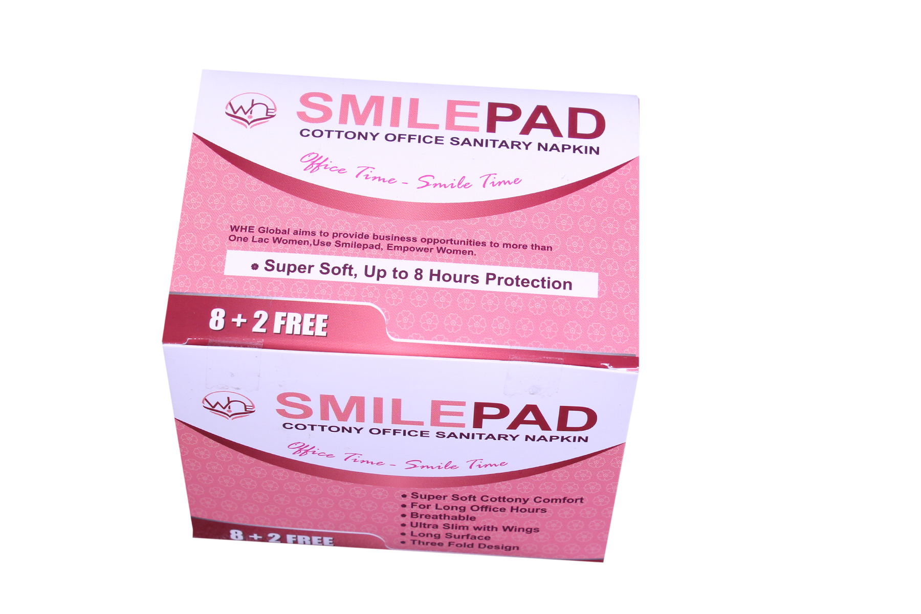 Smilepad Cottony Office Sanitary Napkin - Color: White