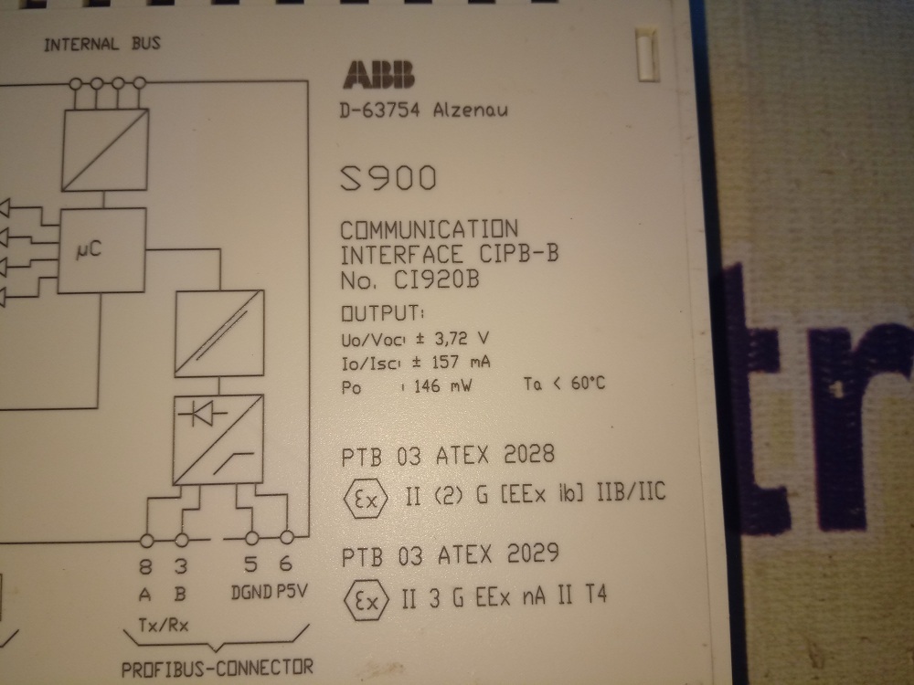 Abb I/o Module Ci920b