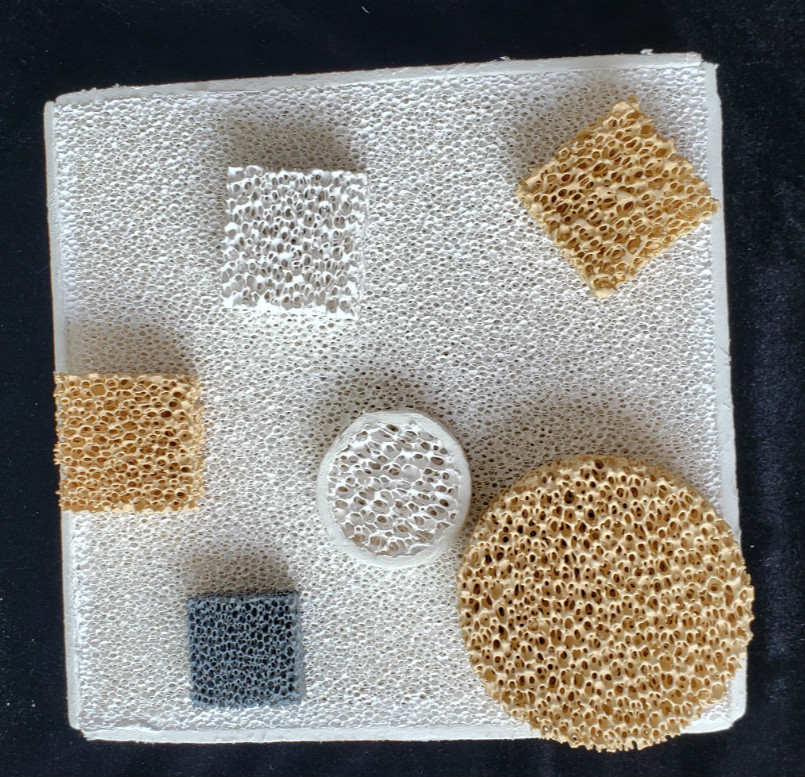 Customized Different Materials Ceramic Foam Filter Diameter: 30-600 Millimeter (Mm)