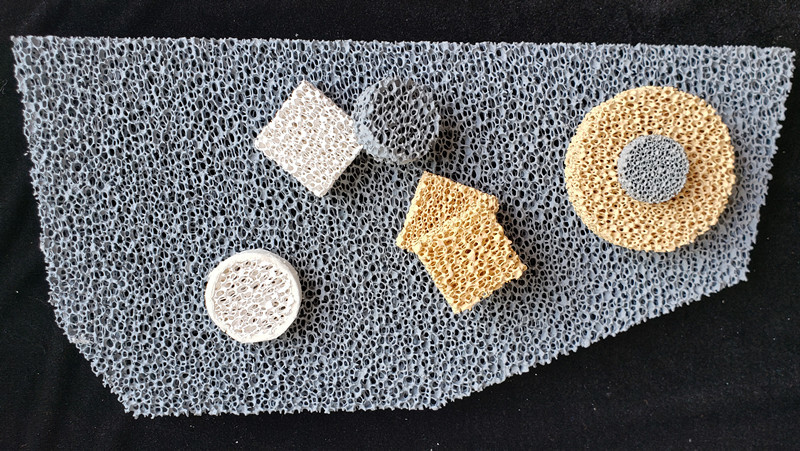 Customized Different Materials Ceramic Foam Filter Diameter: 30-600 Millimeter (Mm)