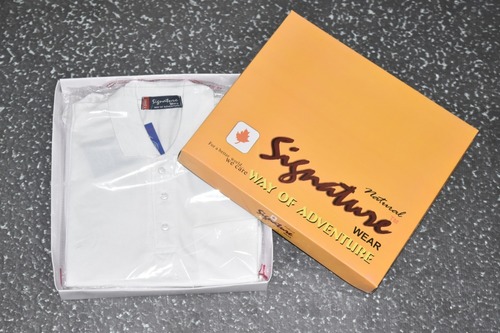 White T-Shirt - Cotton, Standard Size, White Color | Designed for Military Personnel, Smart Casual Style, Bulk Availability