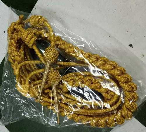 Officers Lanyard - Durable Fabric, Standard Size, Brown Color | Military-Grade, Warranty Included