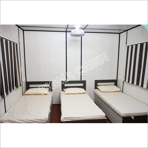 Portable Accommodation Room - Color: White & Black