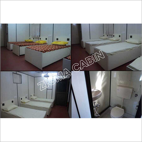 Portable Accommodation Room - Color: White & Black