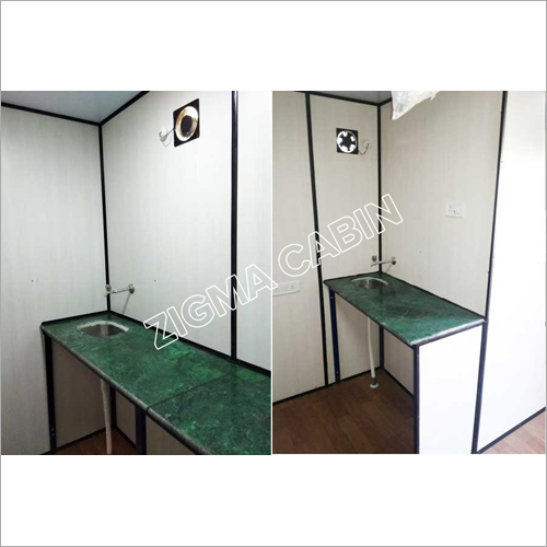 Portable Kitchen Cabin - Color: White