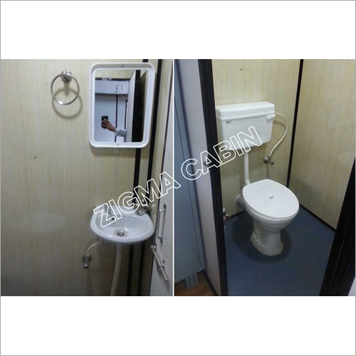White Portable Toilet - Color: Multicolor