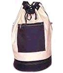 जेब वाली ड्रा स्ट्रिंग बैग और मजबूत तल के साथ
