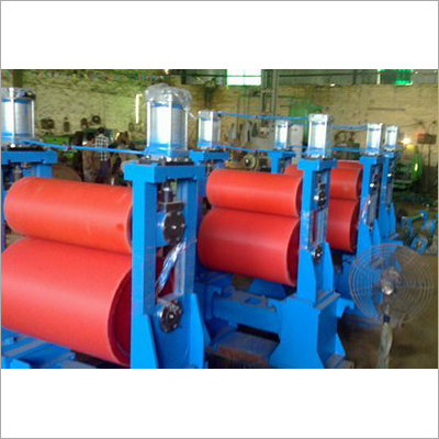 Automatic Pinch Roll Machine - Color: Blue