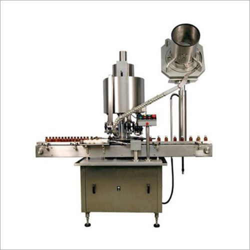 Automatic Multi Head ROPP Cap Sealing Machine - Stainless Steel Alloy, Silver Color | High Performance, Low Noise, Low Energy Consumption, PLC Control