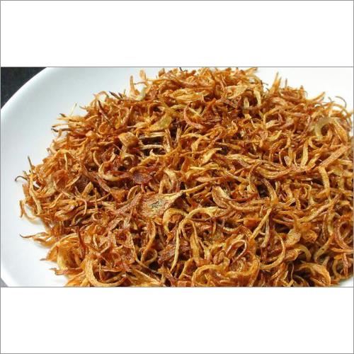 Organic Dehydrated Fried Onion - Organic Dried Vegetable, Brown Color | Food Grade, Shelf Life 3-4 Months, Normal Taste