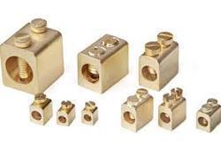 Brass Terminal Connector - 2-20 MM Size, Polished Finish | Durable 2-10 kg Weight