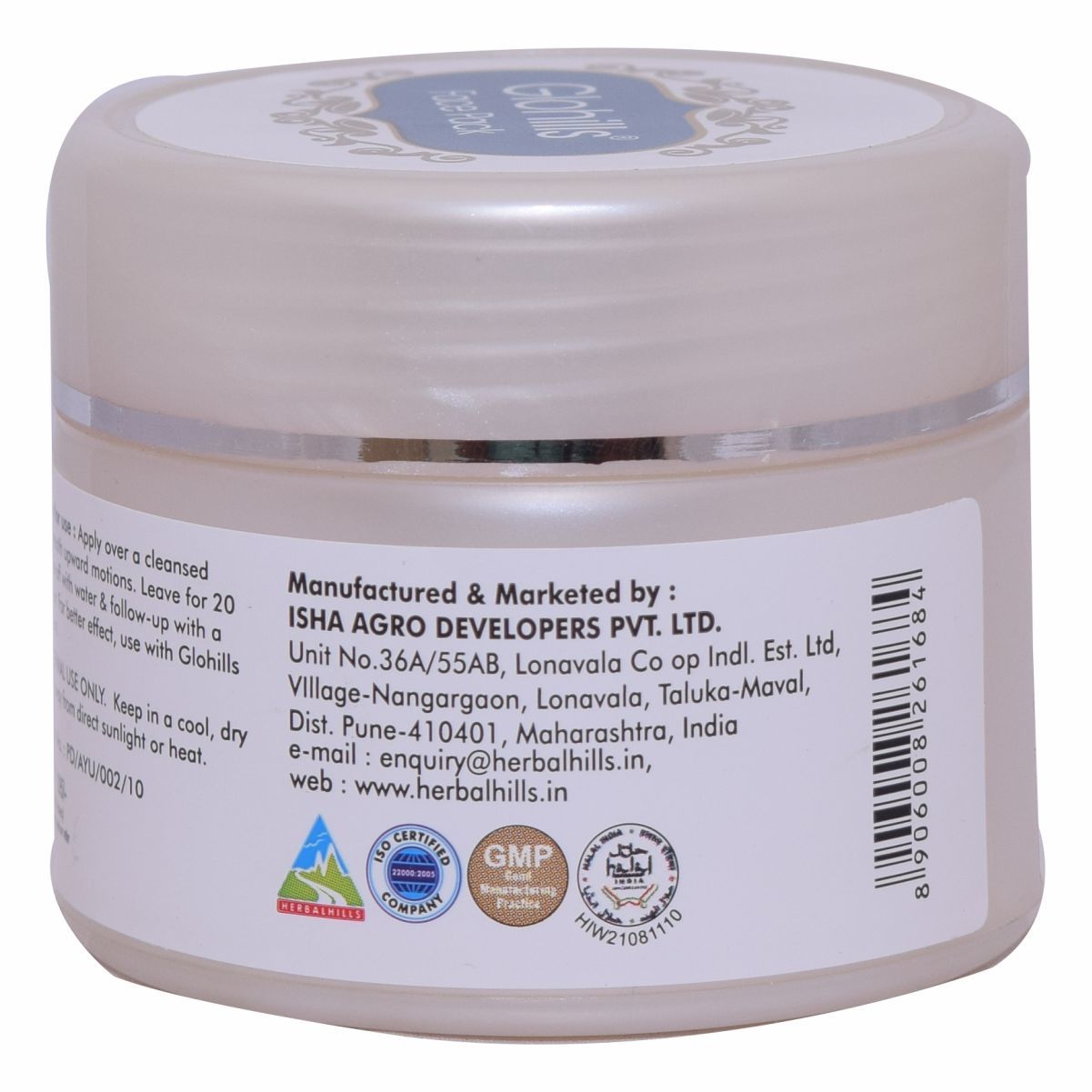 Ayurvedic Skin Cream Face Pack - Glohills Face Pack Ingredients: Arjuna