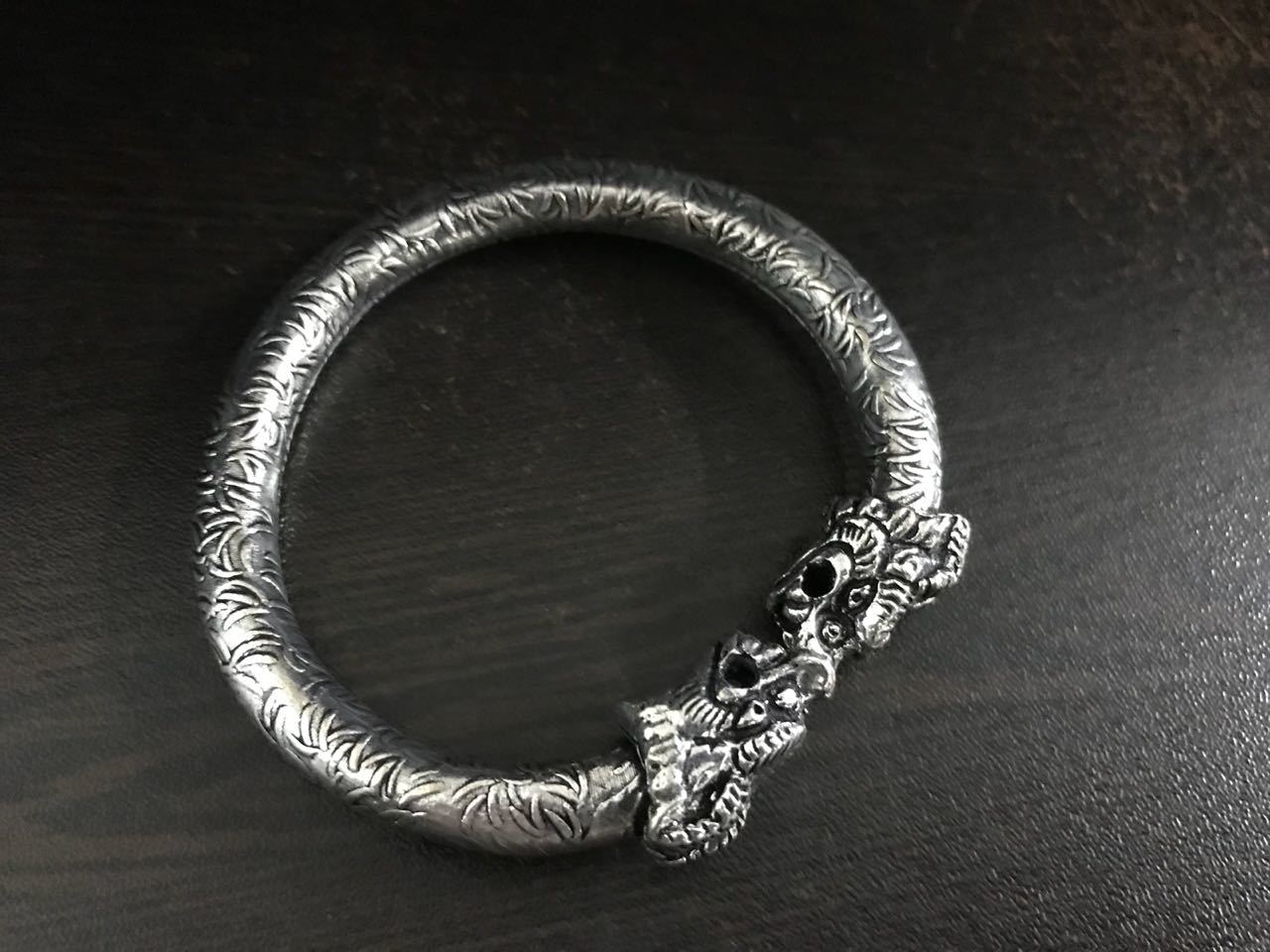 Oxidized Bracelet Cuff Links