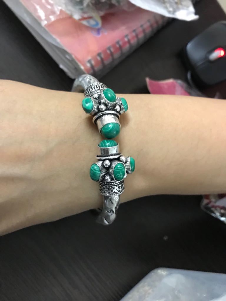 Oxidized Bracelet Cuff Links