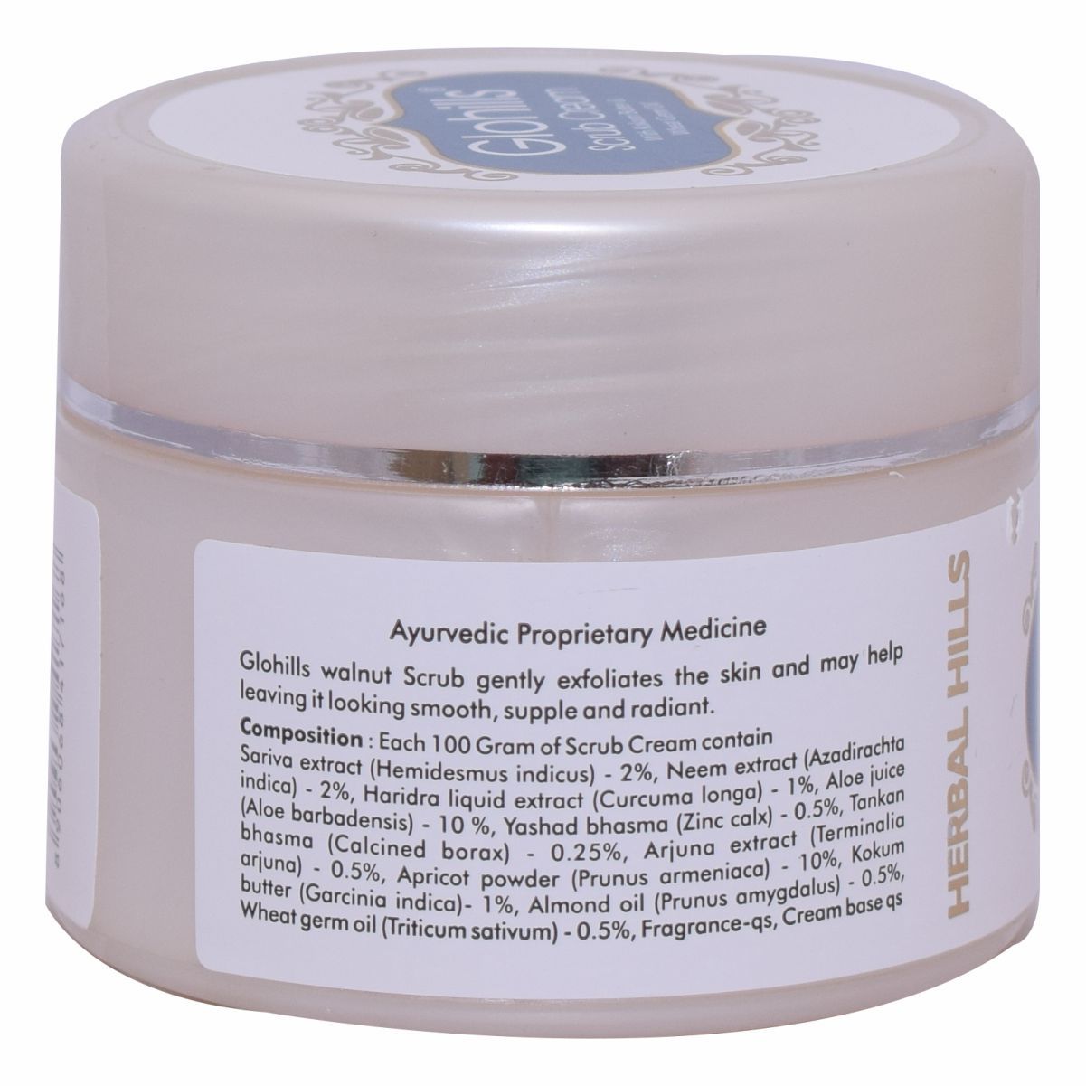 Herbal Face Scrub - Glohills Scrub Cream Ingredients: Apricot