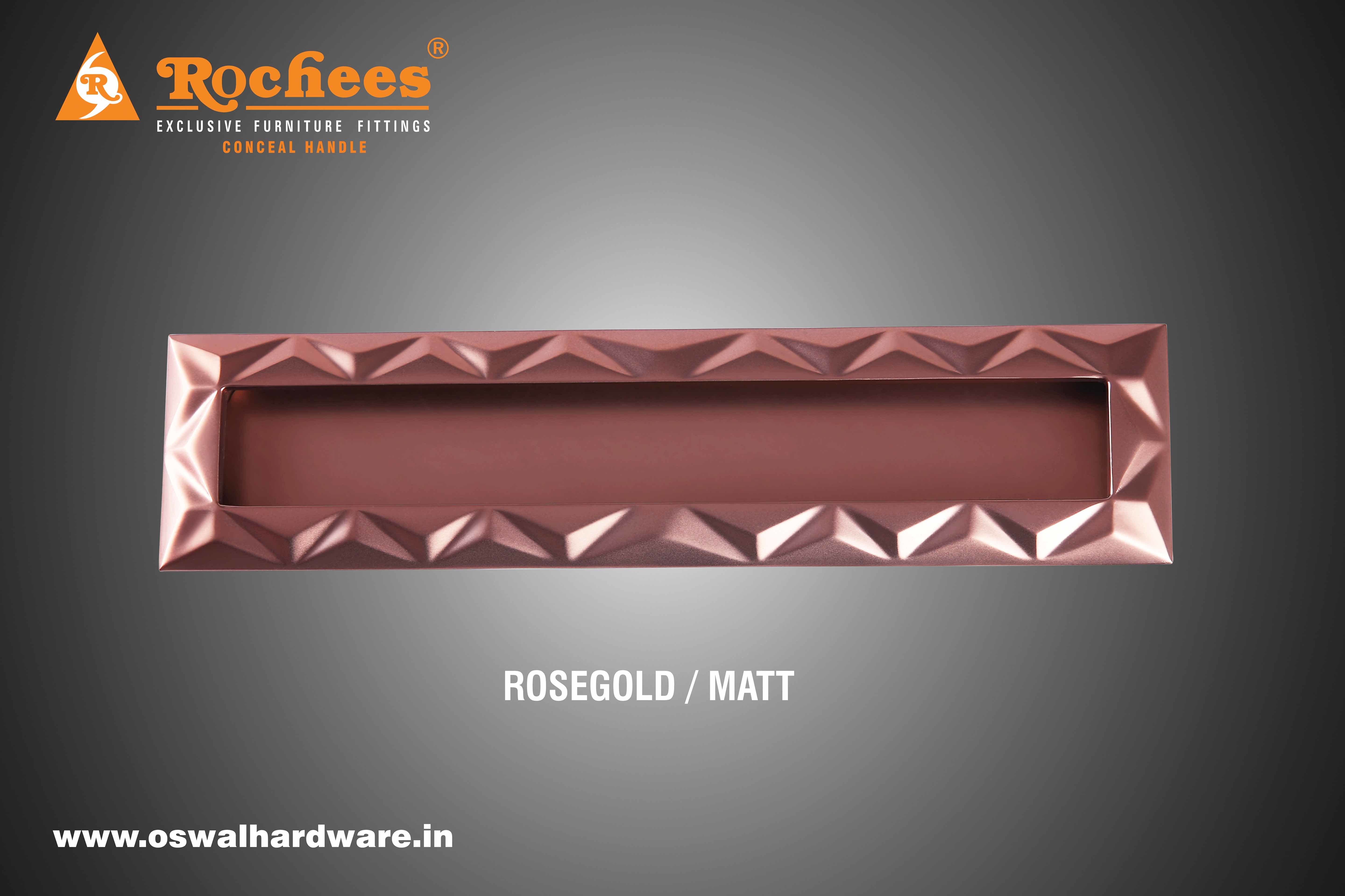 Conceal Handle Zinc Axon Application: Drawer Fitting