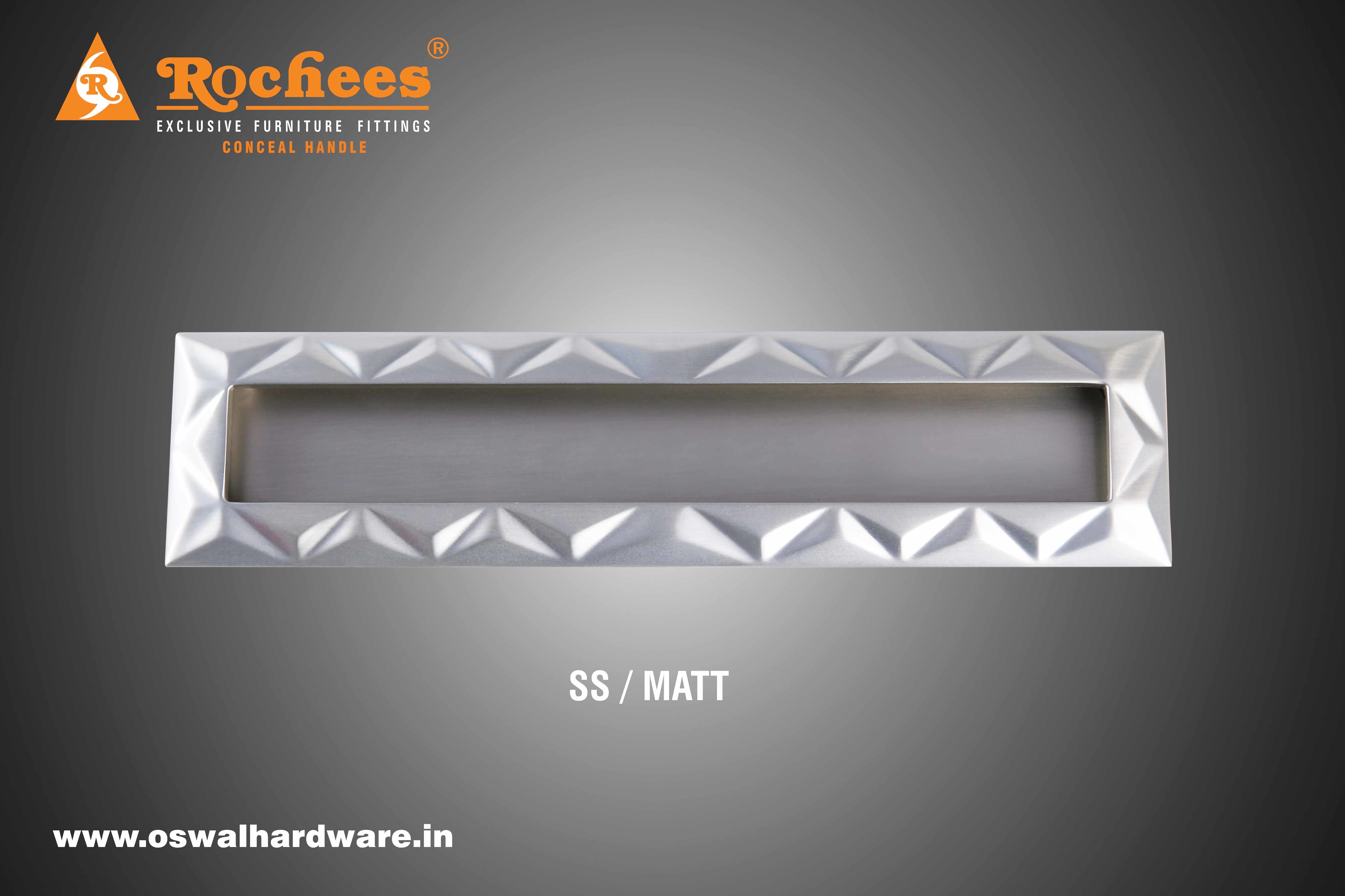 Conceal Handle Zinc Axon Application: Drawer Fitting