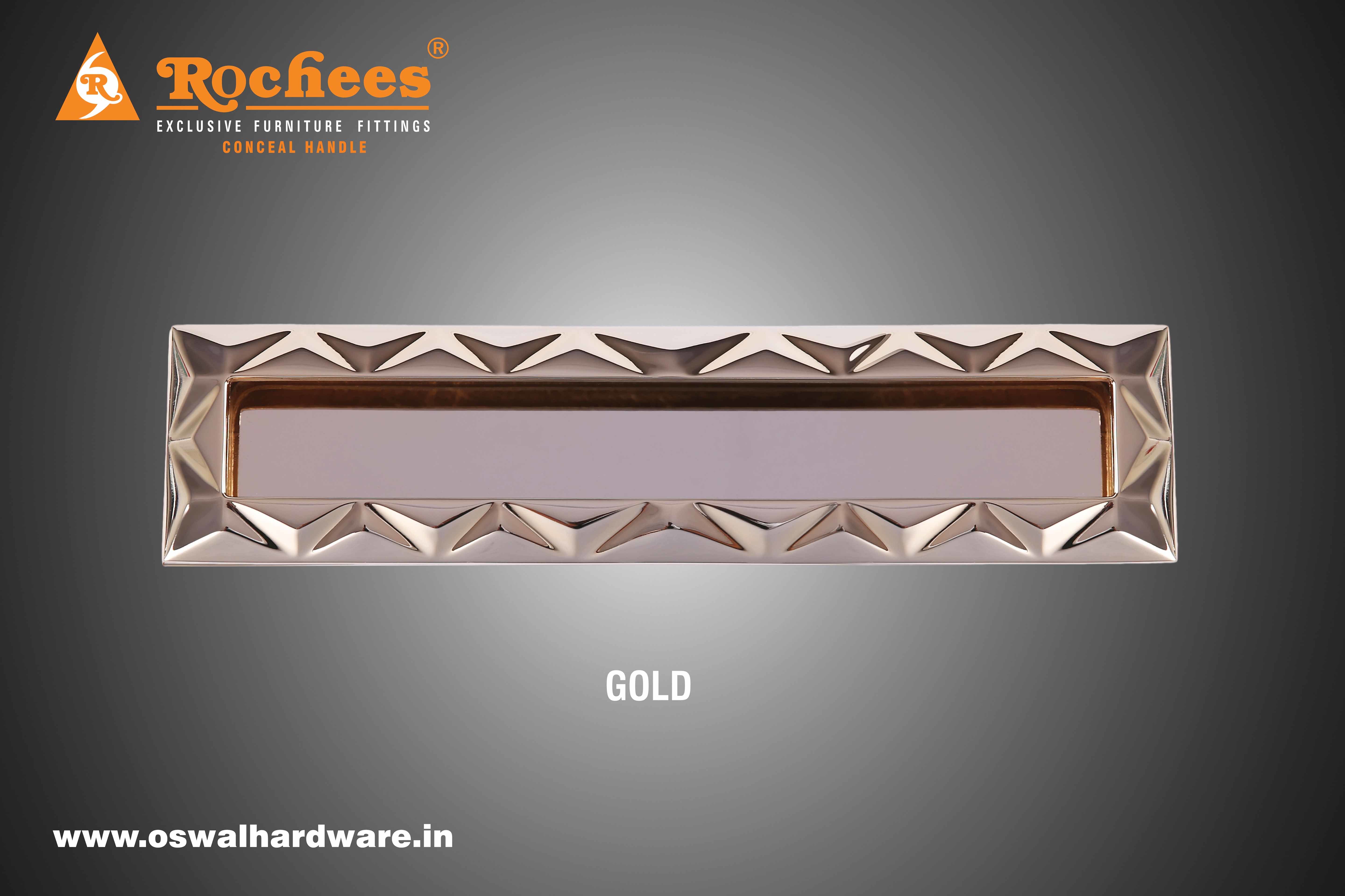 Conceal Handle Zinc Axon Application: Drawer Fitting