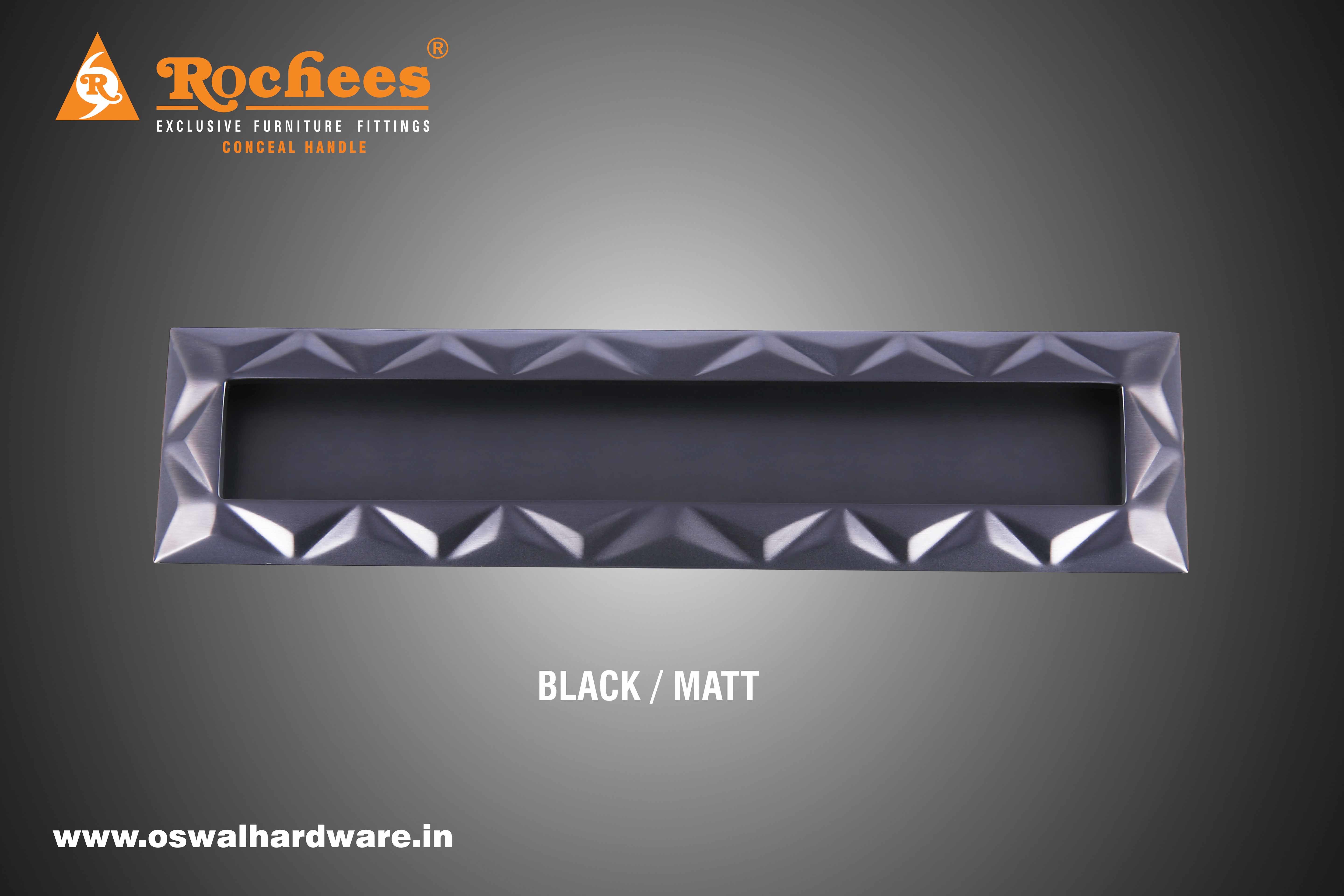 Conceal Handle Zinc Axon Application: Drawer Fitting