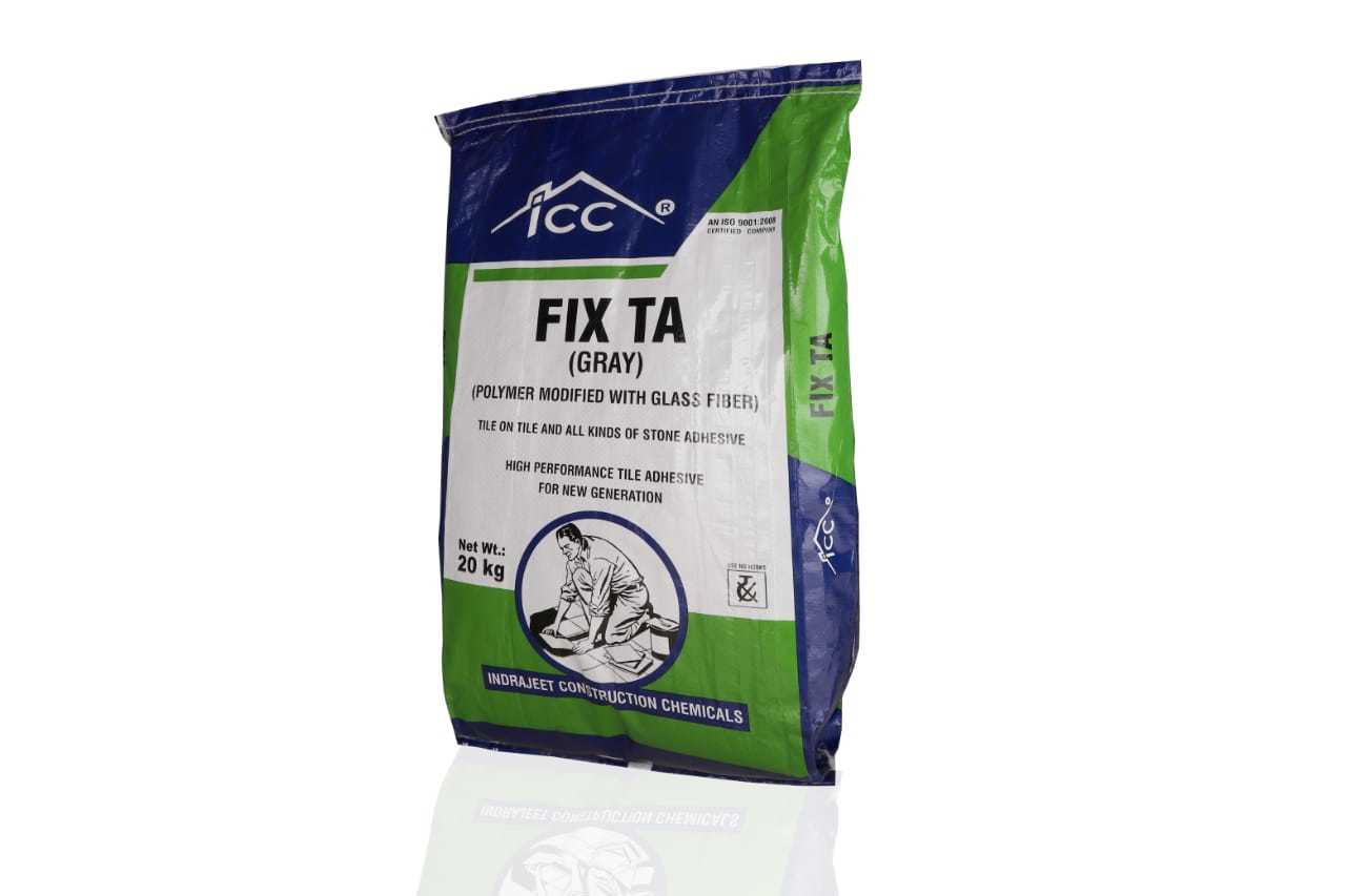 Tile Adhesive - Cement Based Powder, 20 Kg , Gray Color, High Durability, Great Adhesion, Slip Resistance, Easy Application, Weatherproof