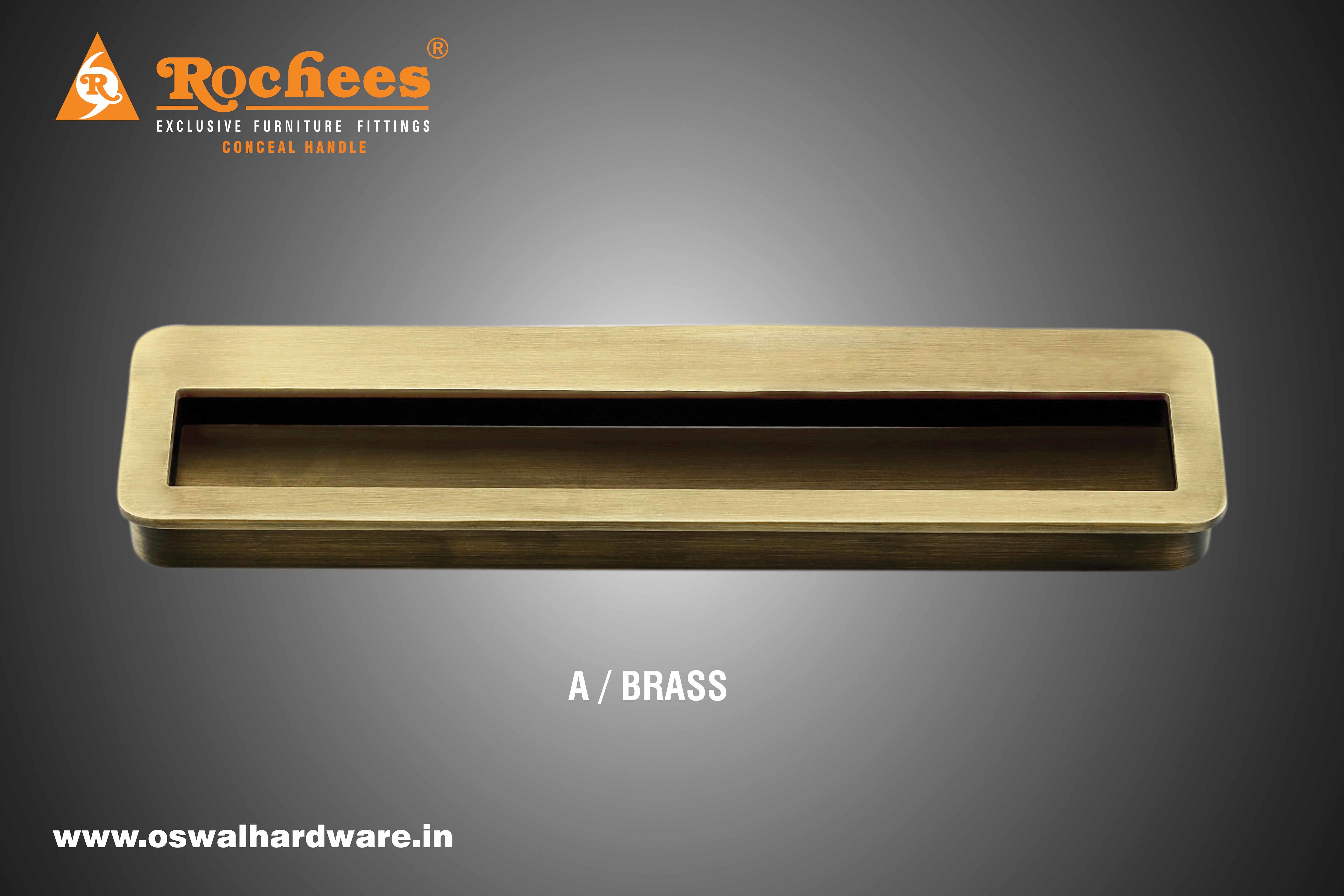 Conceal Handle Zinc Cord Application: Drawer Fitting