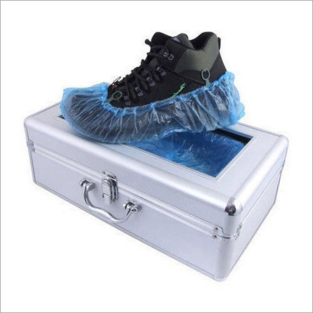 White Manual Shoe Cover Dispenser