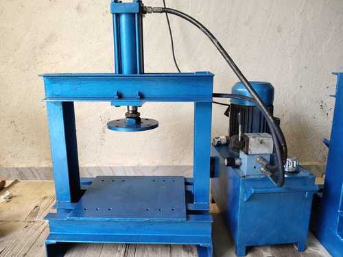 Blue Semi Automatic Paper Plate Making Machine