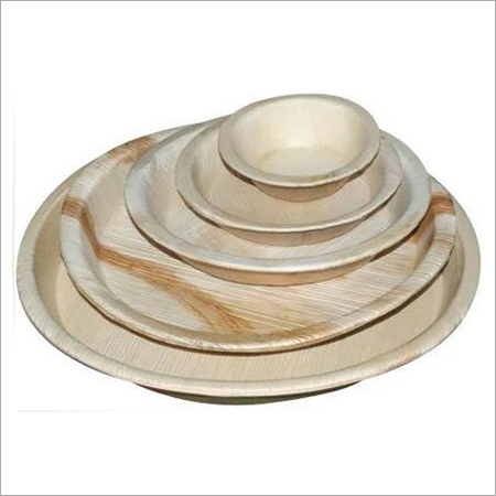 Areca Leaf Plate - Areca Leaf, Custom Sizes, Natural Color | Disposable, Lightweight, Hygienic, 100% Recyclable, Liquid Food Capacity