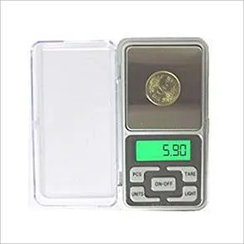 Pocket Scale 200 Gm X 0.01 G - Stainless Steel Platform 50*55 mm, 63120*21 mm Size, Silver Color, 91 g Weight, LCD Display with Auto Off