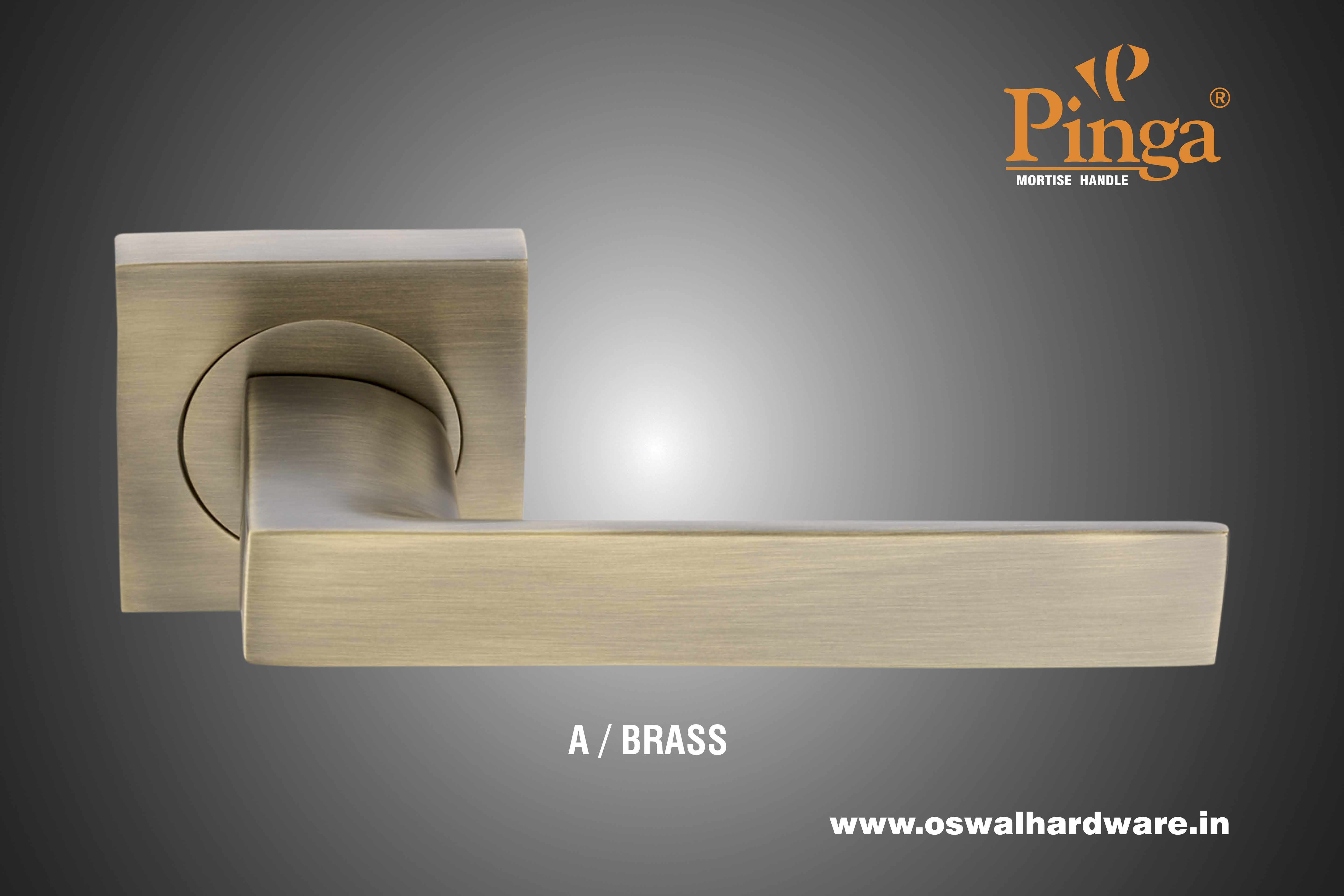 A/brass Mortise Handle Brass 2012