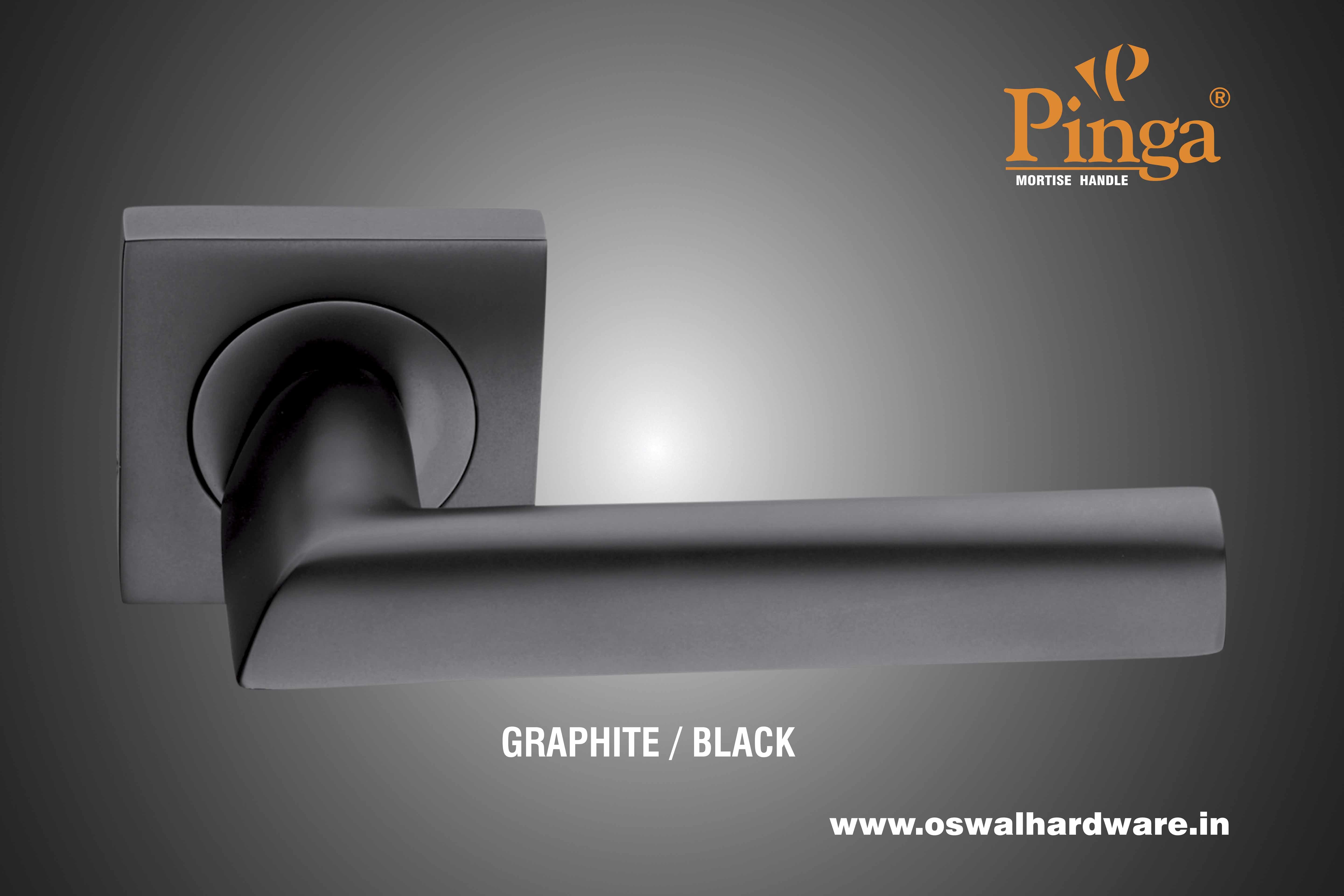 Mortise Handle - Brass Material Suitable For Main Door Fitting | Multiple Finishes Available: A/brass Black/nickel Full/ss Graphite/black Chrome