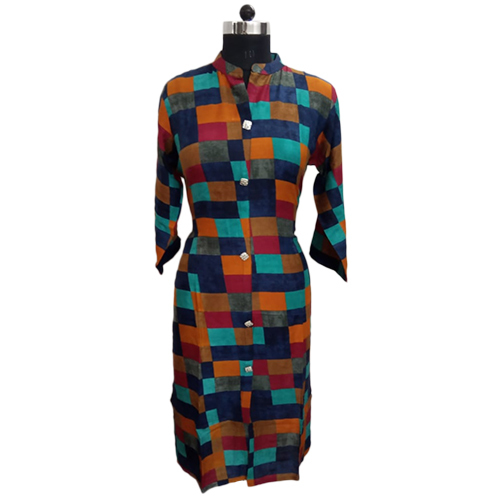 Multicolor Ladies Modern Kurti