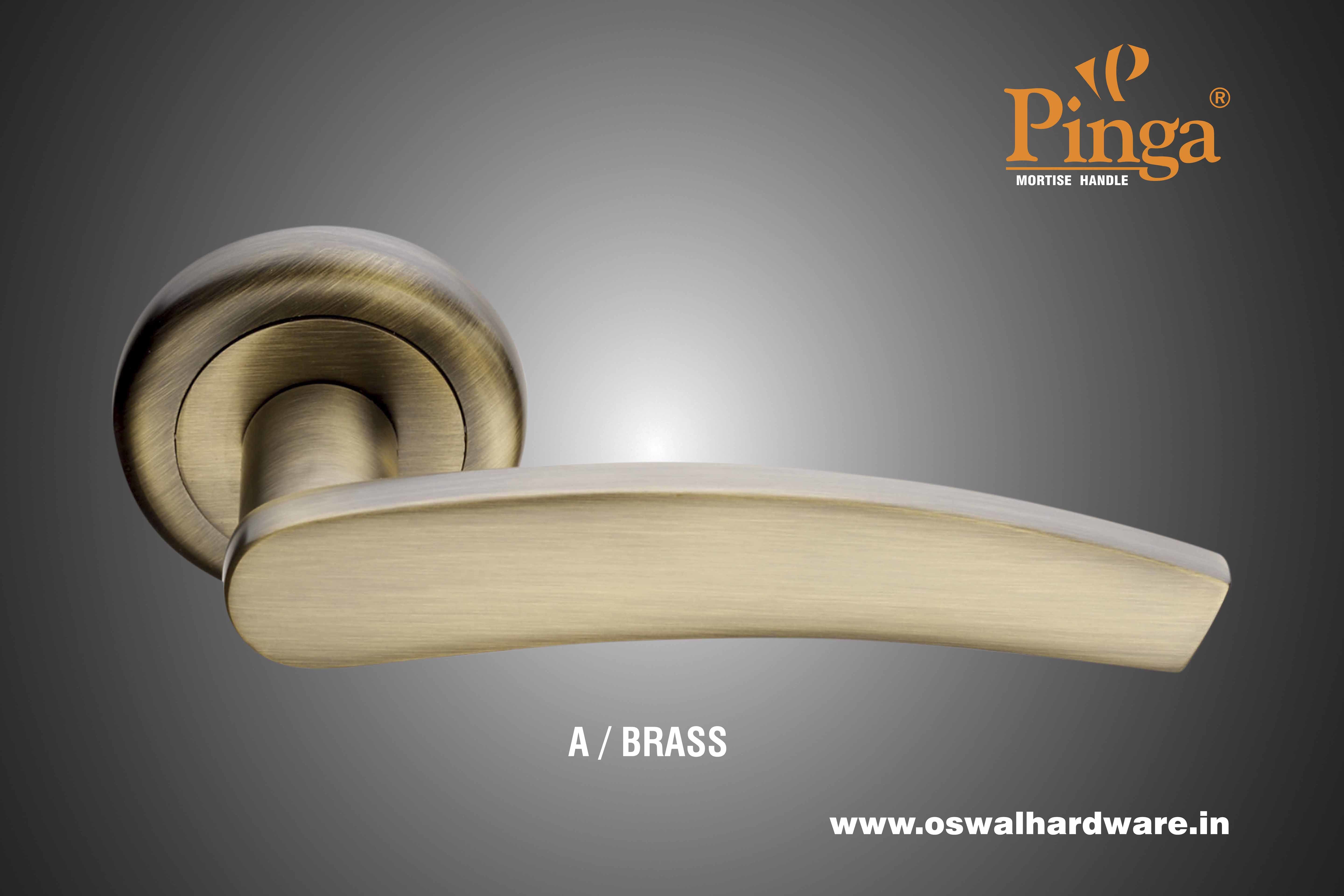 Mortise Handle - Brass 2025 | Durable Main Door Fitting Available In Multiple Finishes: Brass Black/nickel Chrome