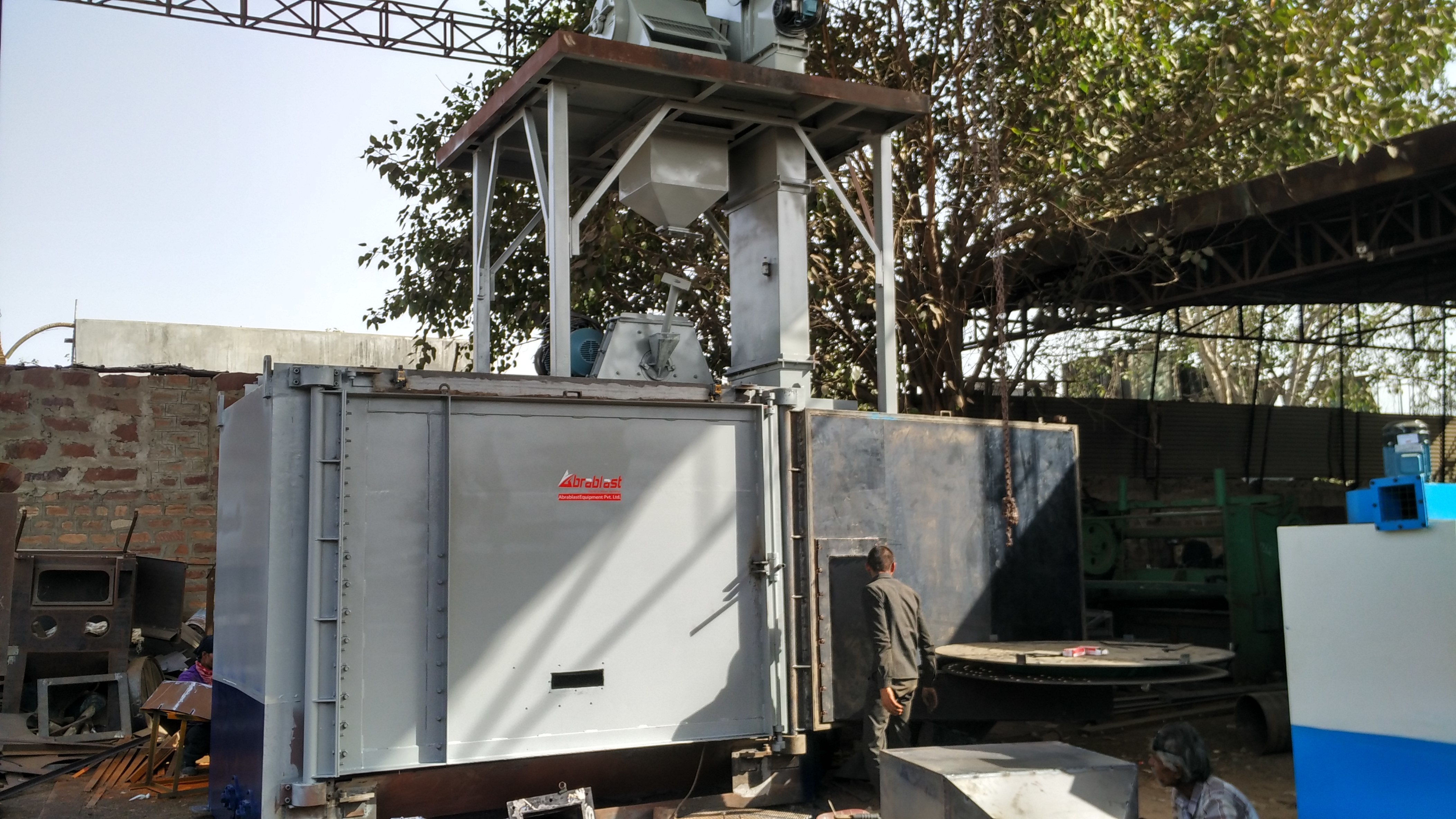Airless Swing Table Shot Blasting Machine Ast-1200