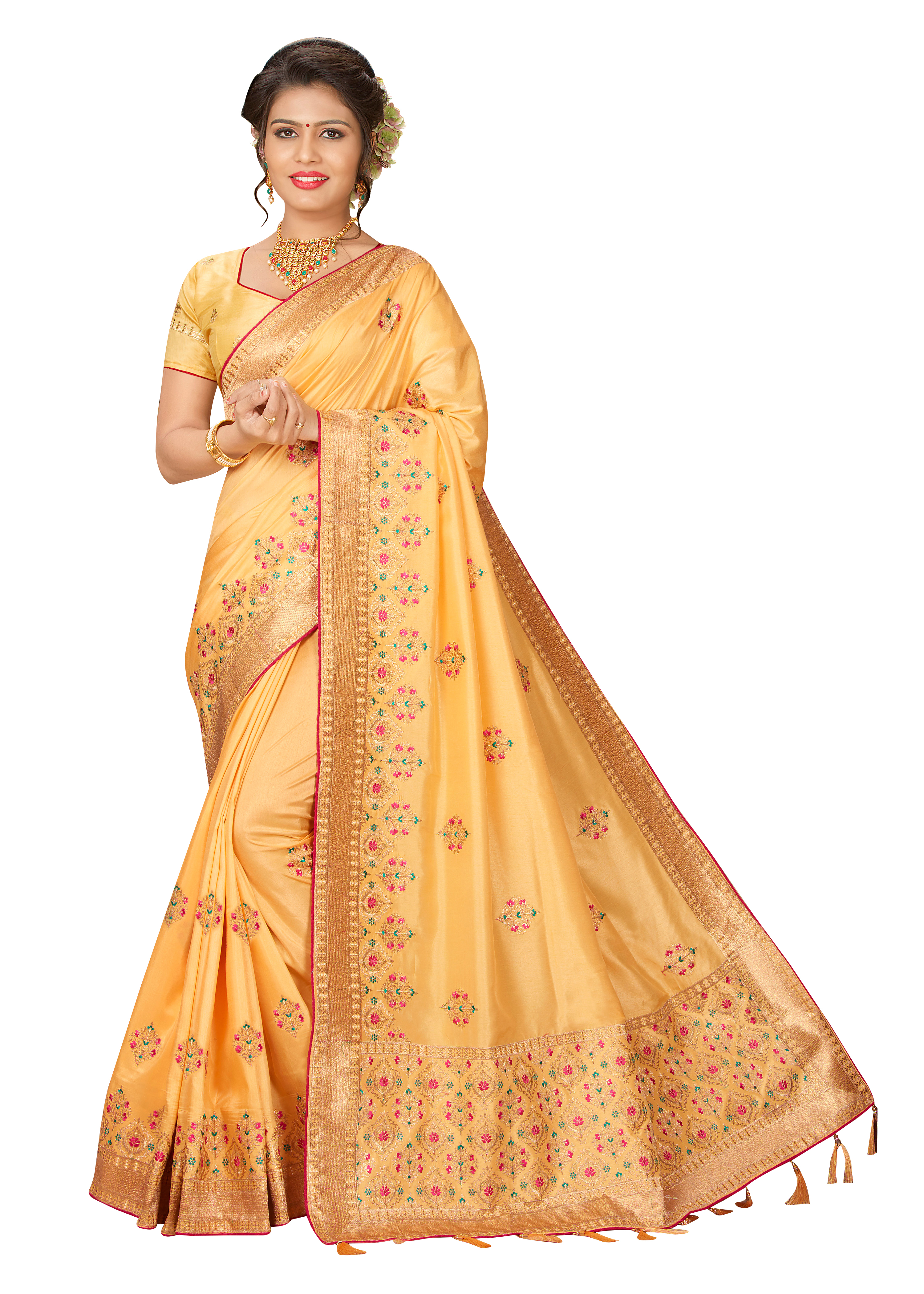 All Color Art Silk Saree