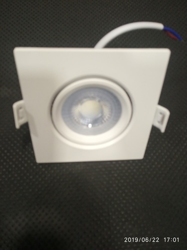 7W LED Downlight - 560 Lumens, Plastic Body, 60 Beam Angle | Energy Rated A, Sensor Compatible, 2-Year Warranty