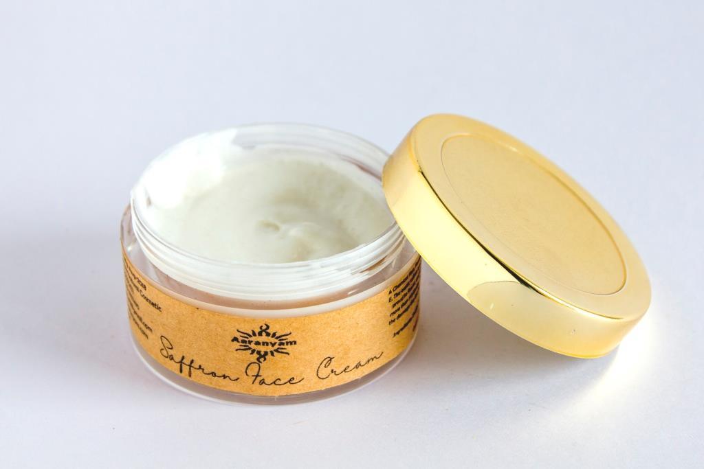 Saffron Fairness Cream - Natural Organic, Gluten Free, Pale Yellow | Vegan, Paraben Free, Infused With Saffron, Shea Butter & Aloe Vera For Radiant Skin