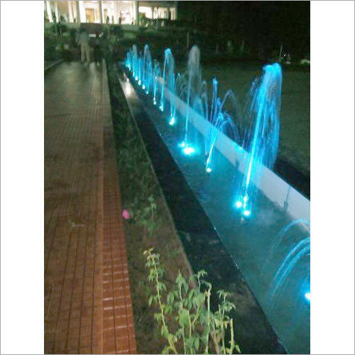 Outdoor Led Fountain - 6 Nozzle 1" Multiple Bell Fountain, Rgb Underwater Lighting | Complete Plumbing Accessories, Waterproof Wiring, 03hp Kirloskar Submersible Pump