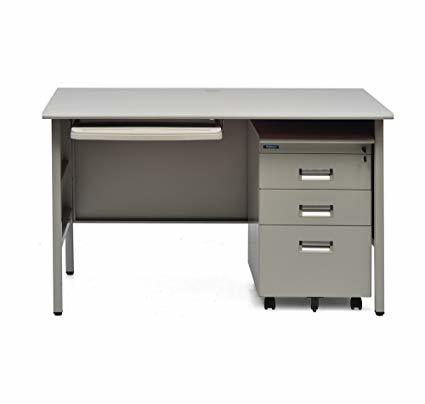 Stainless Steel Table - 2 x 4 Feet, Grey | Contemporary Design, Requires Carpenter Assembly for Hotel Use