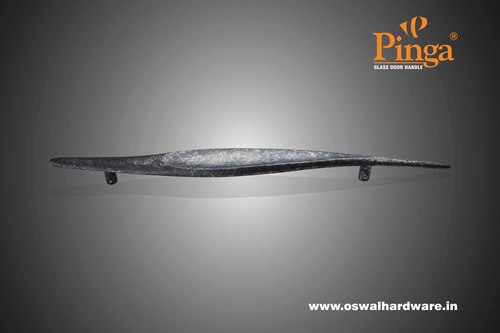 ए/ब्रास ग्लॉसी ग्लास डोर हैंडल ब्रास नेस्ट