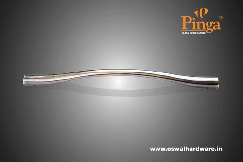 ए/ब्रास ग्लॉसी ग्लास डोर हैंडल ब्रास नाइशा