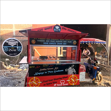 ई-रिक्शा पास्ता फूड कार्ट