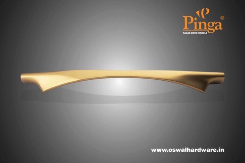 ए/ब्रास ग्लॉसी ग्लास डोर हैंडल ब्रास पासेओ