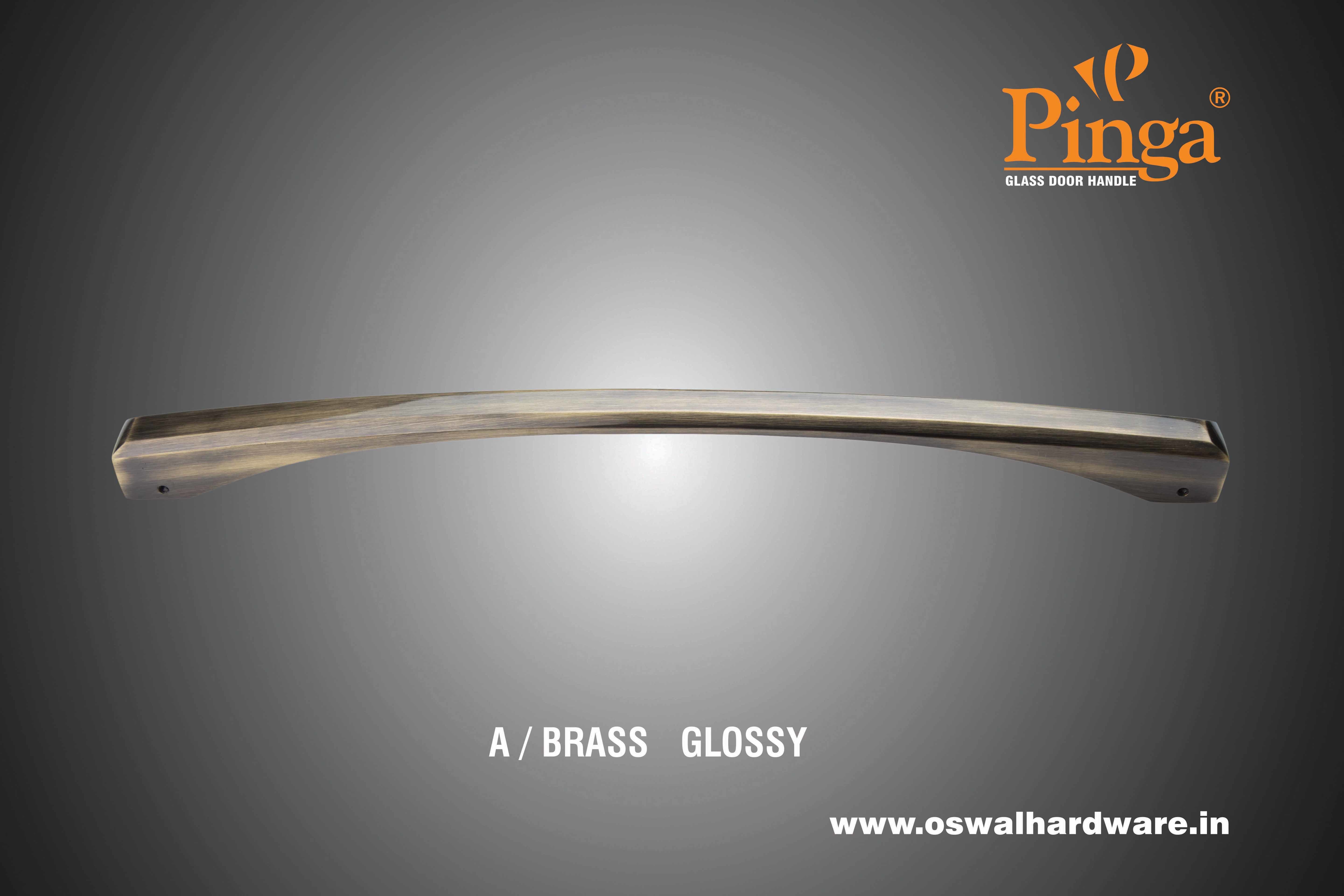 A/brass Glass Door Handle Brass Alltrac