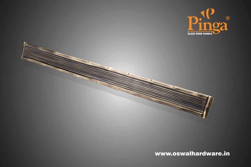 ए/ब्रास ग्लॉसी ग्लास डोर हैंडल ब्रास वास