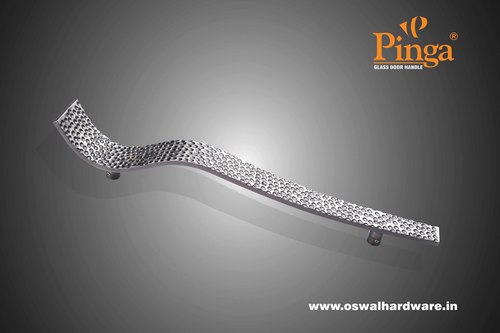 ए/ब्रास मैट ग्लास डोर हैंडल ब्रास डिनो