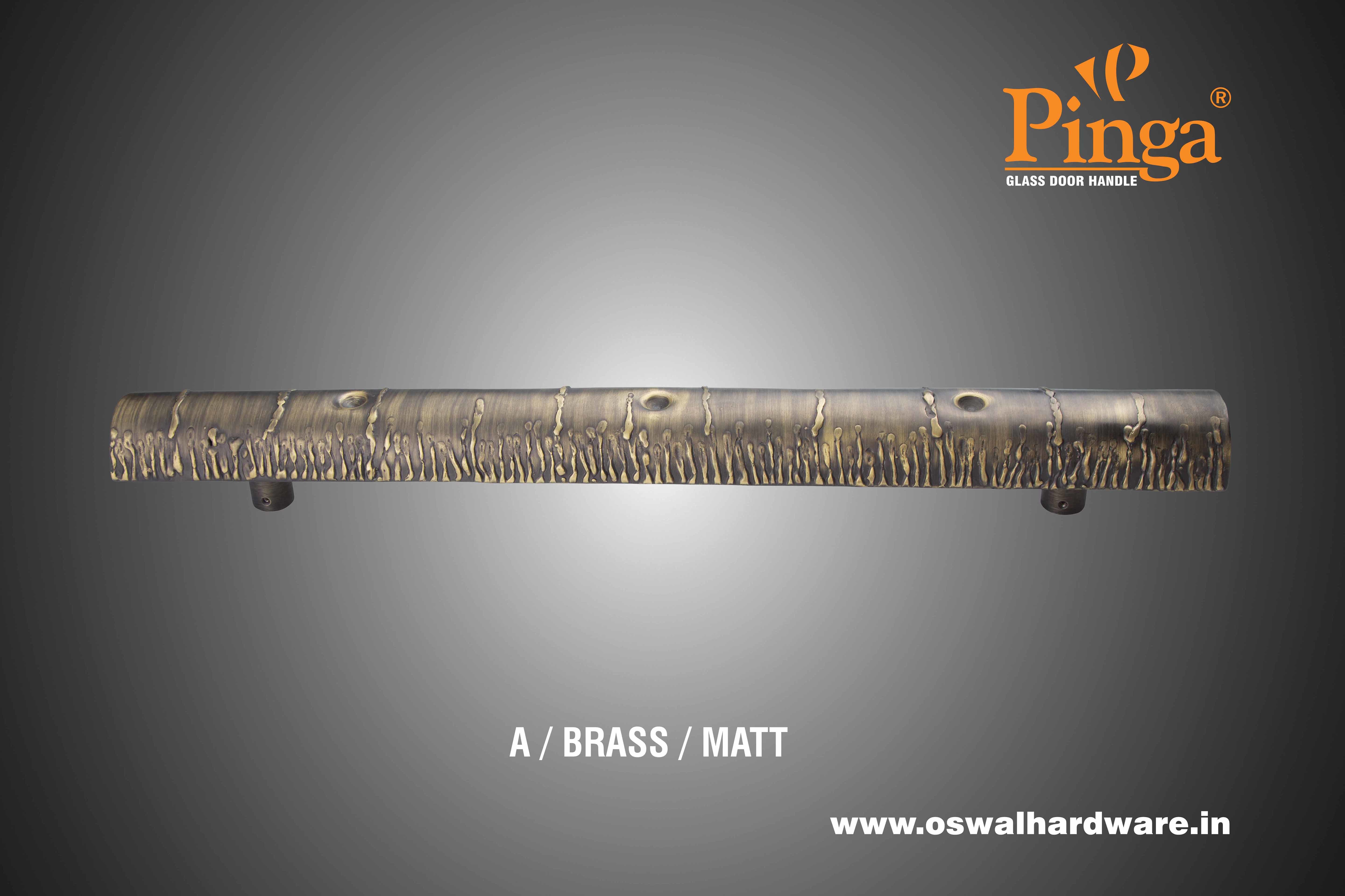 A 304 Stainless Steel Tundra Glass Door Handle