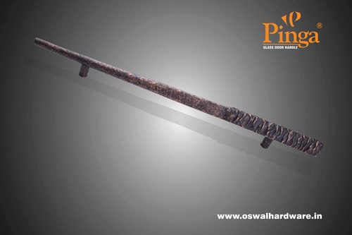 जीआर-पेटिना ग्लास डोर हैंडल ब्रास काइली