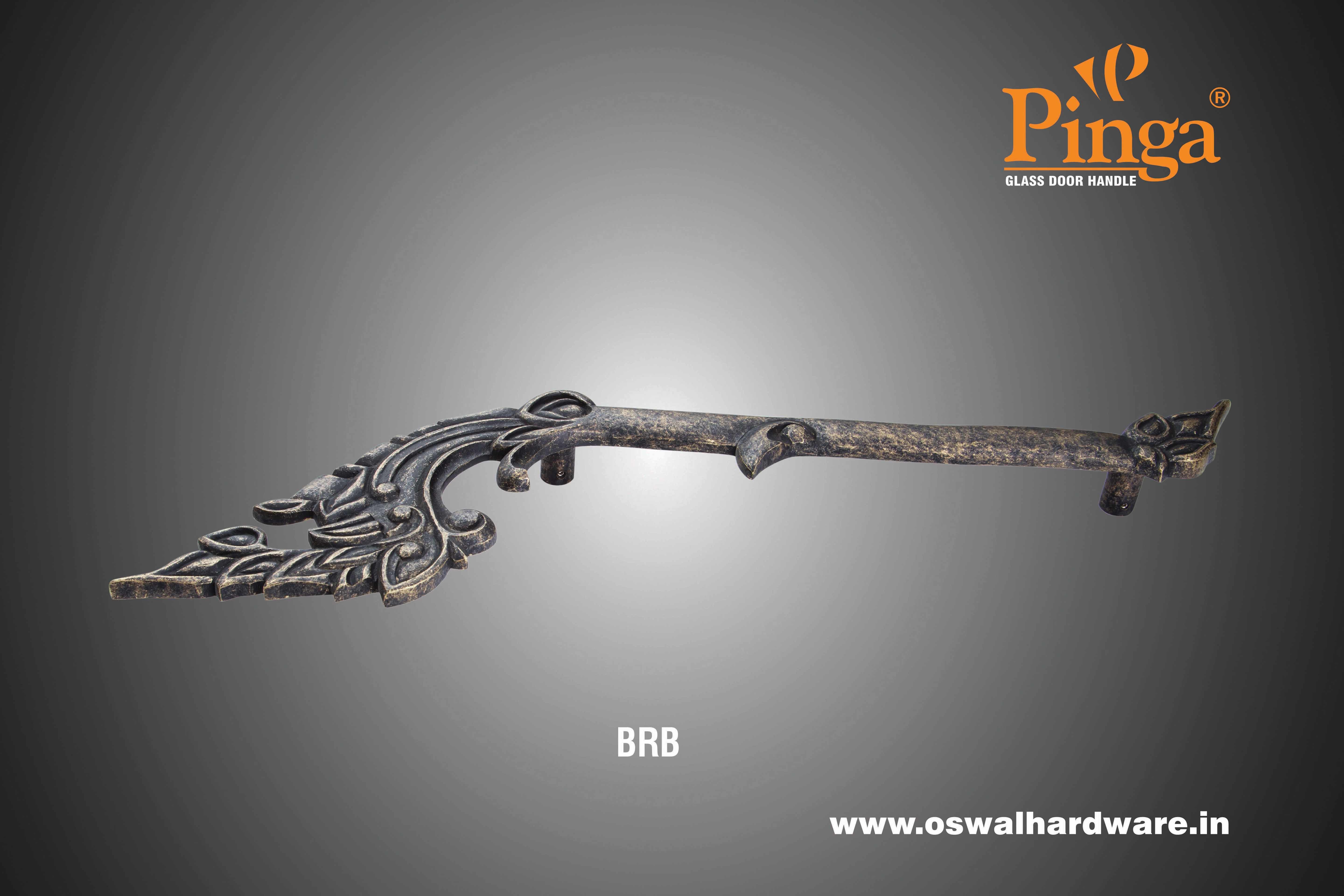 Brb Brass Lonos Glass Door Handle